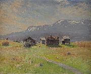 Anton Genberg Norrlandsk fabovall oil painting on canvas